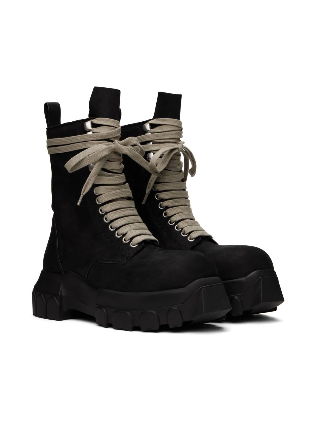 Black Porterville Army Tractor Boots - 4