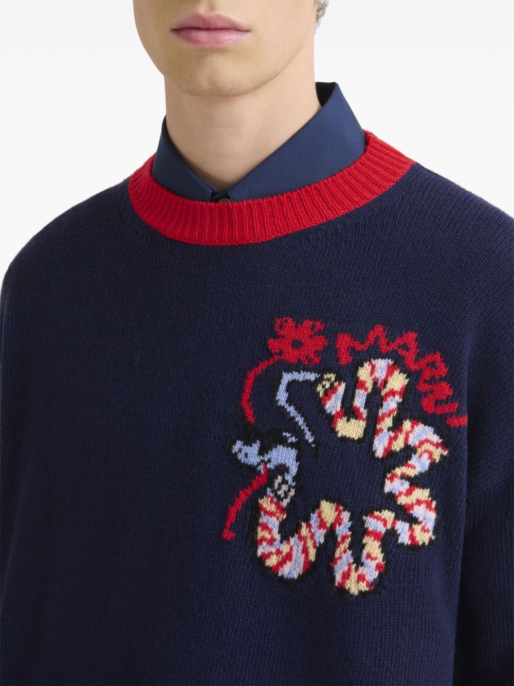 logo-embroidery jumper - 4