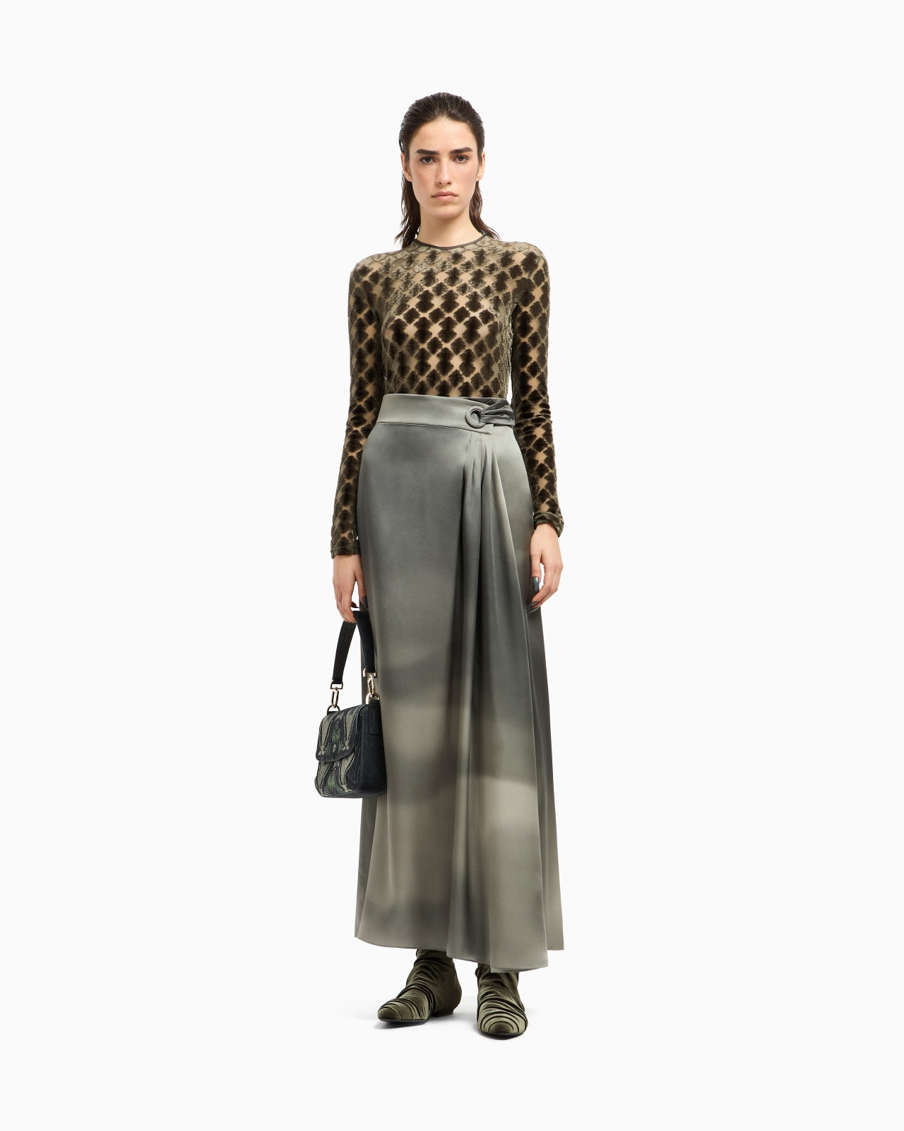 GEOMETRIC JACQUARD JERSEY JUMPER - 2