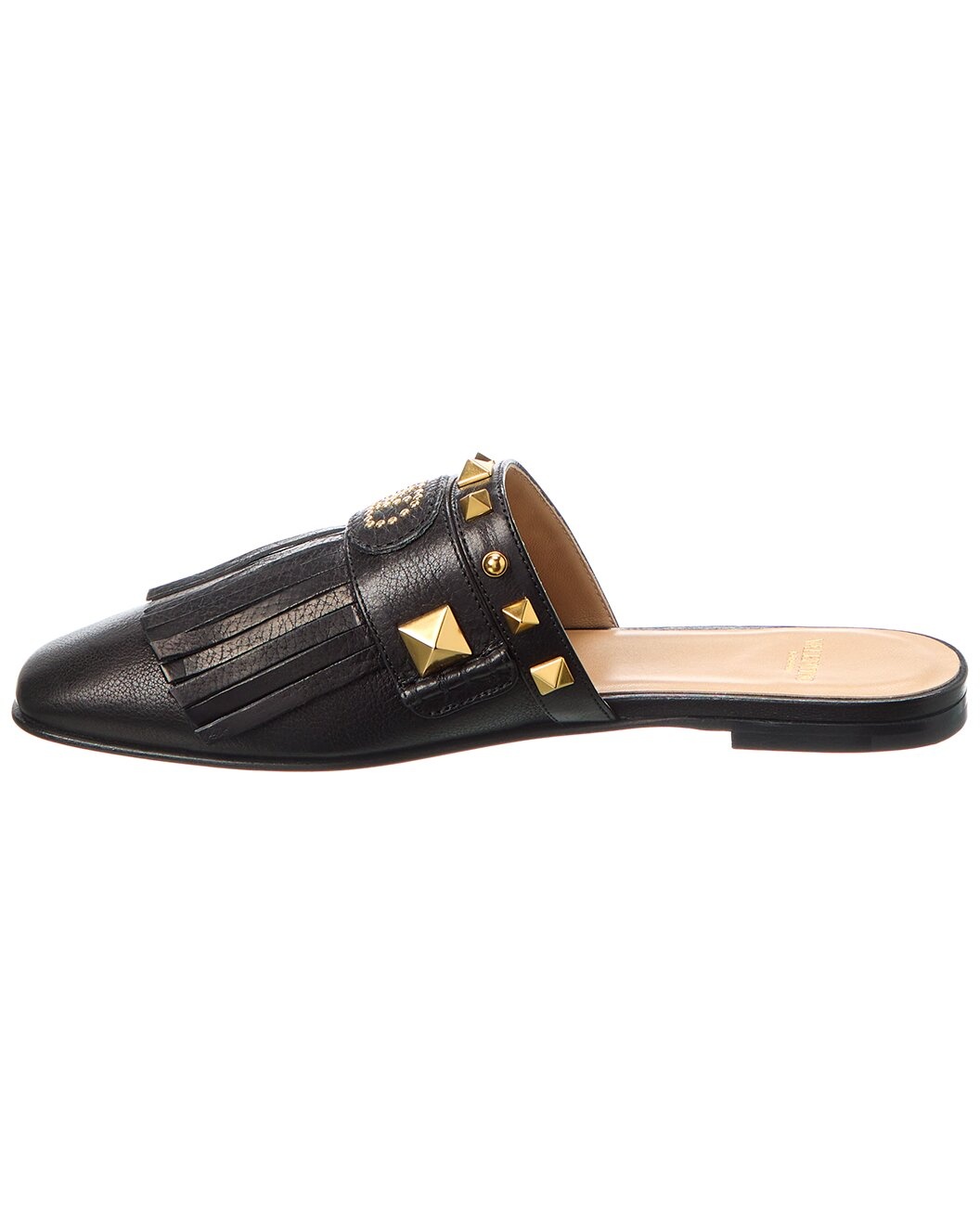 Valentino Grainy Leather Flat - 2