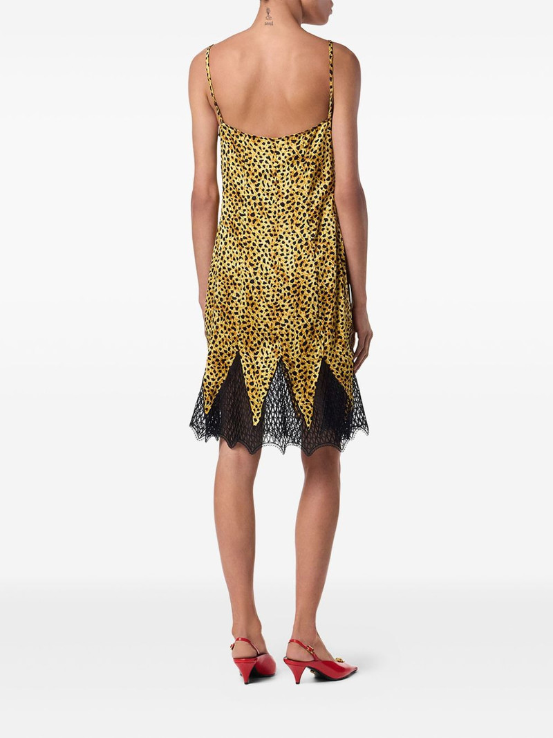 Cheetah allover silk slip dress 3
