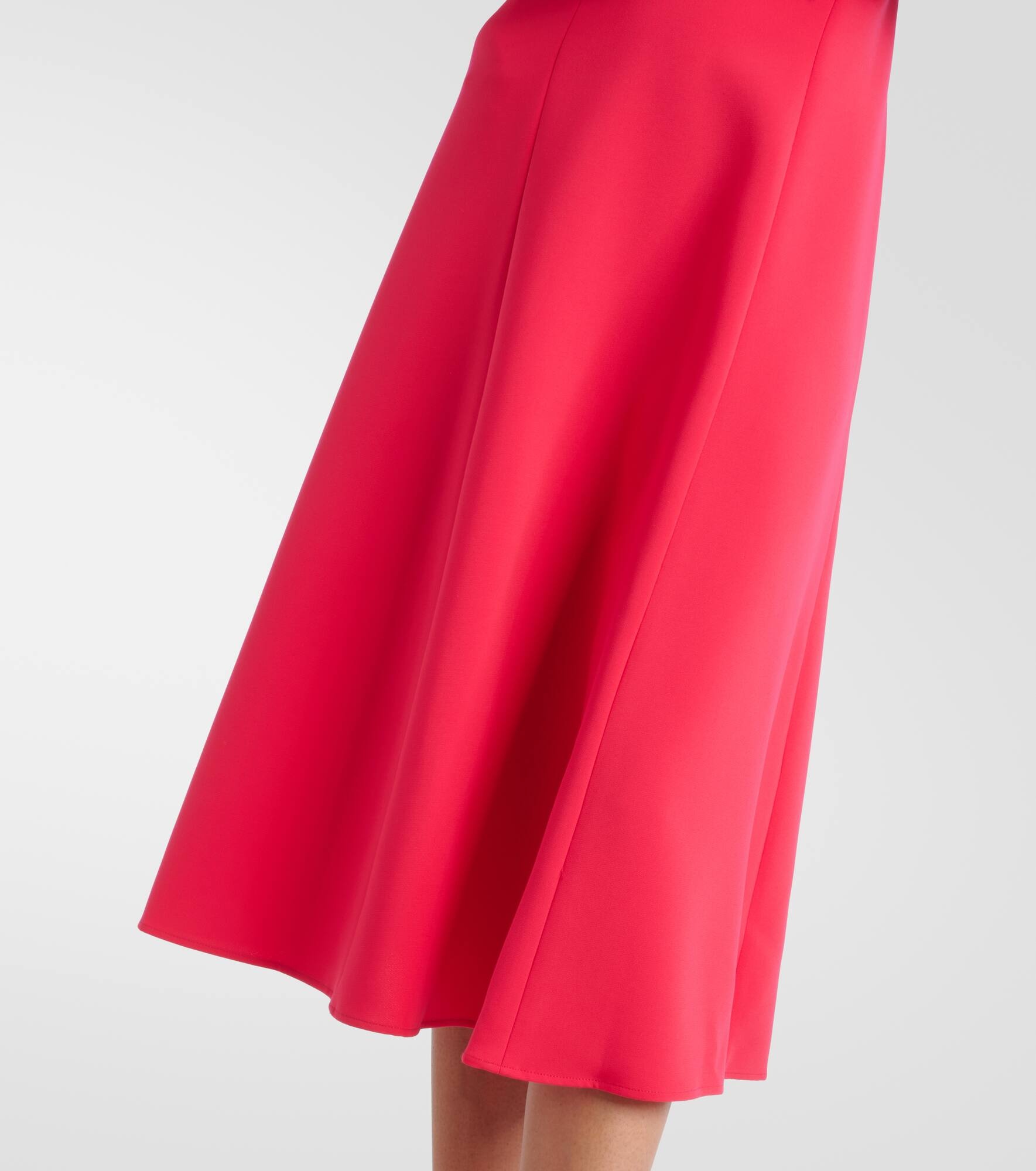 Bow-detail crêpe midi dress - 5