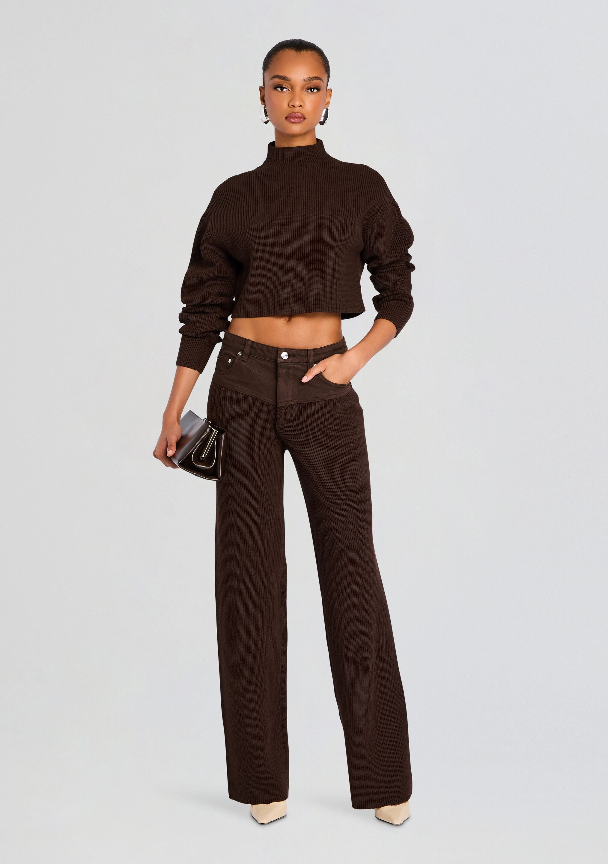 CARMEN MID CROPPED SWEATER - 5