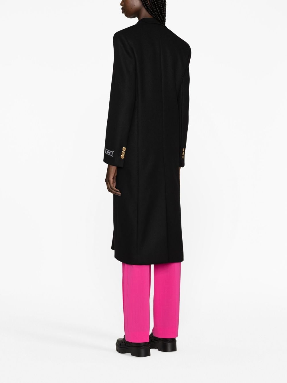 Medusa wool-blend coat - 3