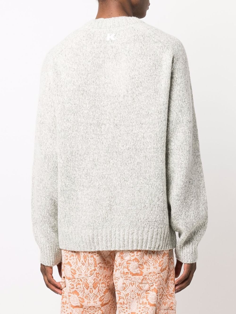 long-sleeved crew-neck jumper - 4