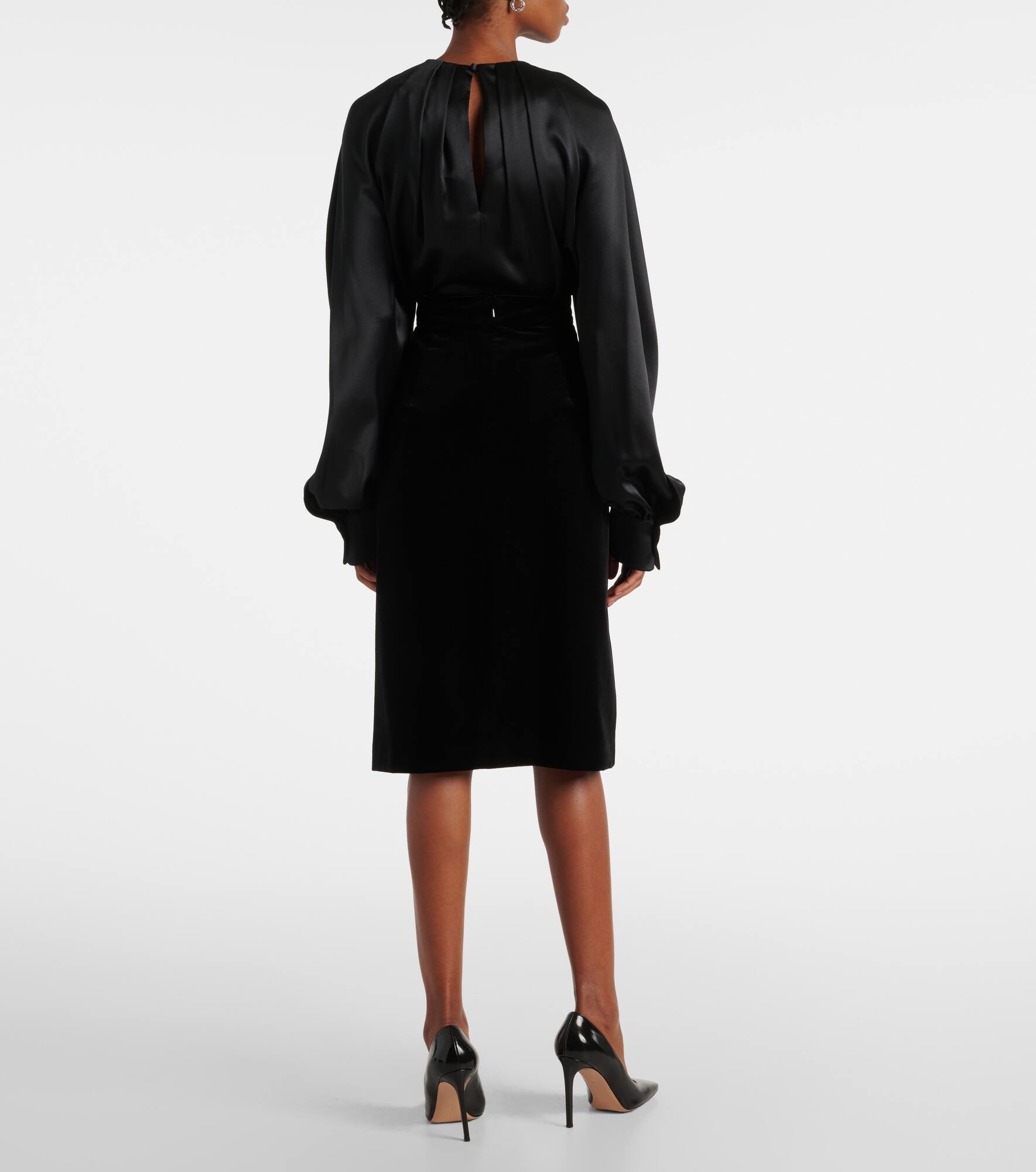 Capo cotton midi skirt - 3
