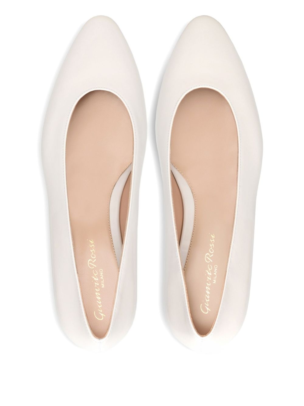 leather ballerina shoes - 4