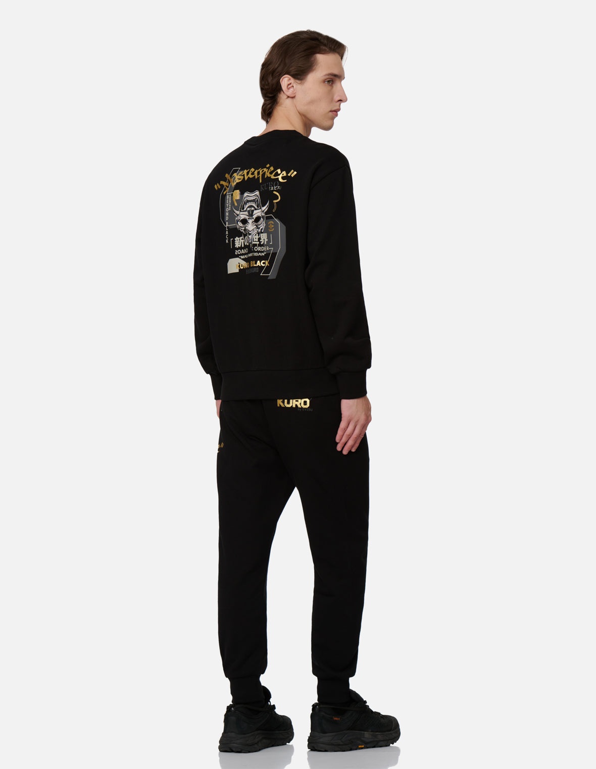 Melting Hannya Skull Embroidered Sweatshirt - 3