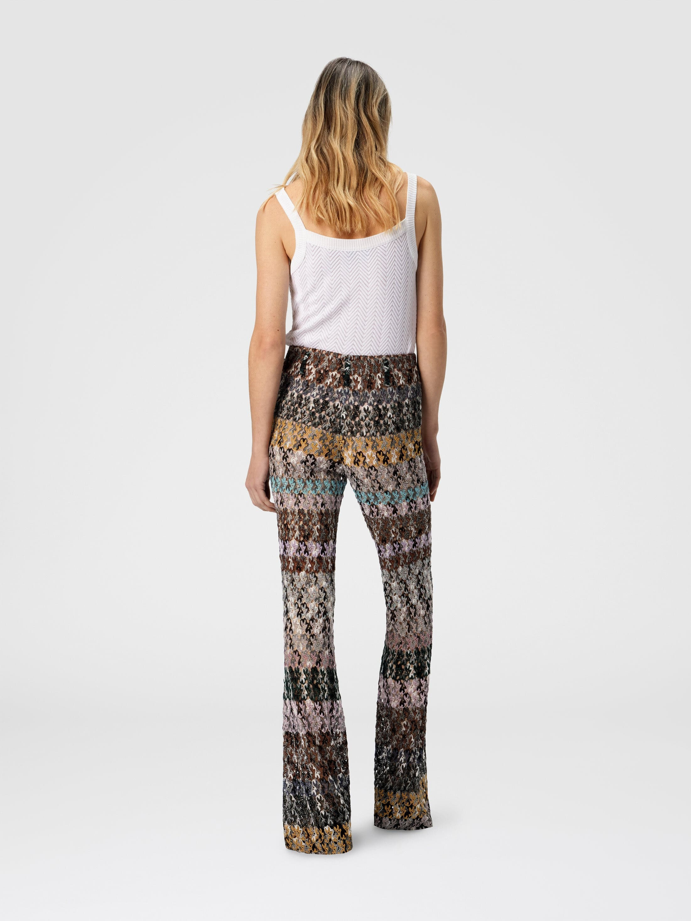 Missoni Flare Pants In Embroidered Lace in Multicoloured at Nordstrom - 3