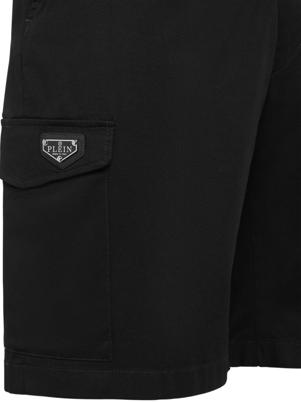 logo-plaque cargo shorts - 5