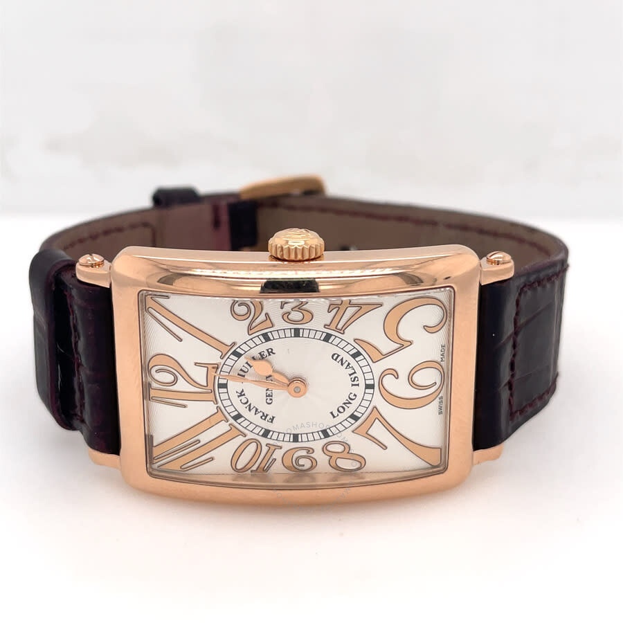 Pre-owned Franck Muller Long Island Quartz Silver Dial Ladies Watch 952 QZ REL - 5