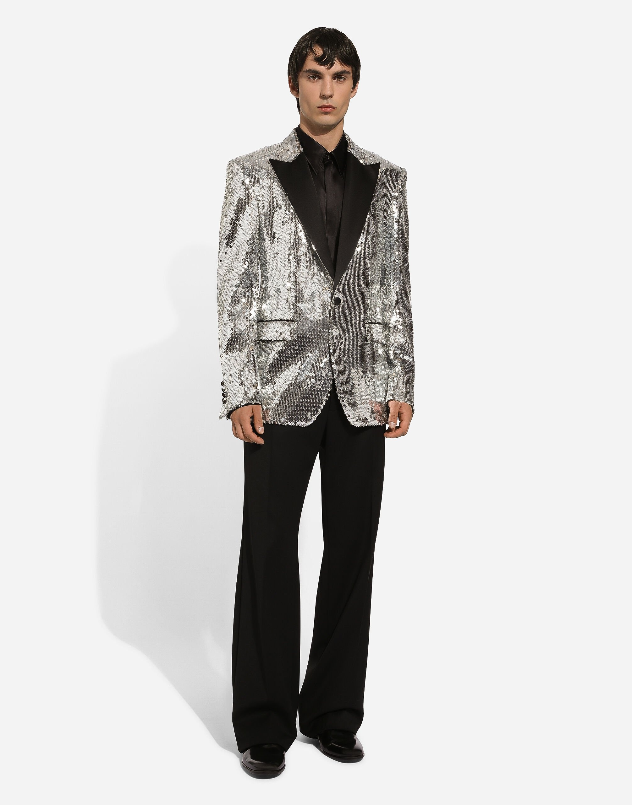 Sicilia sequined single-breasted tuxedo jacket - 2