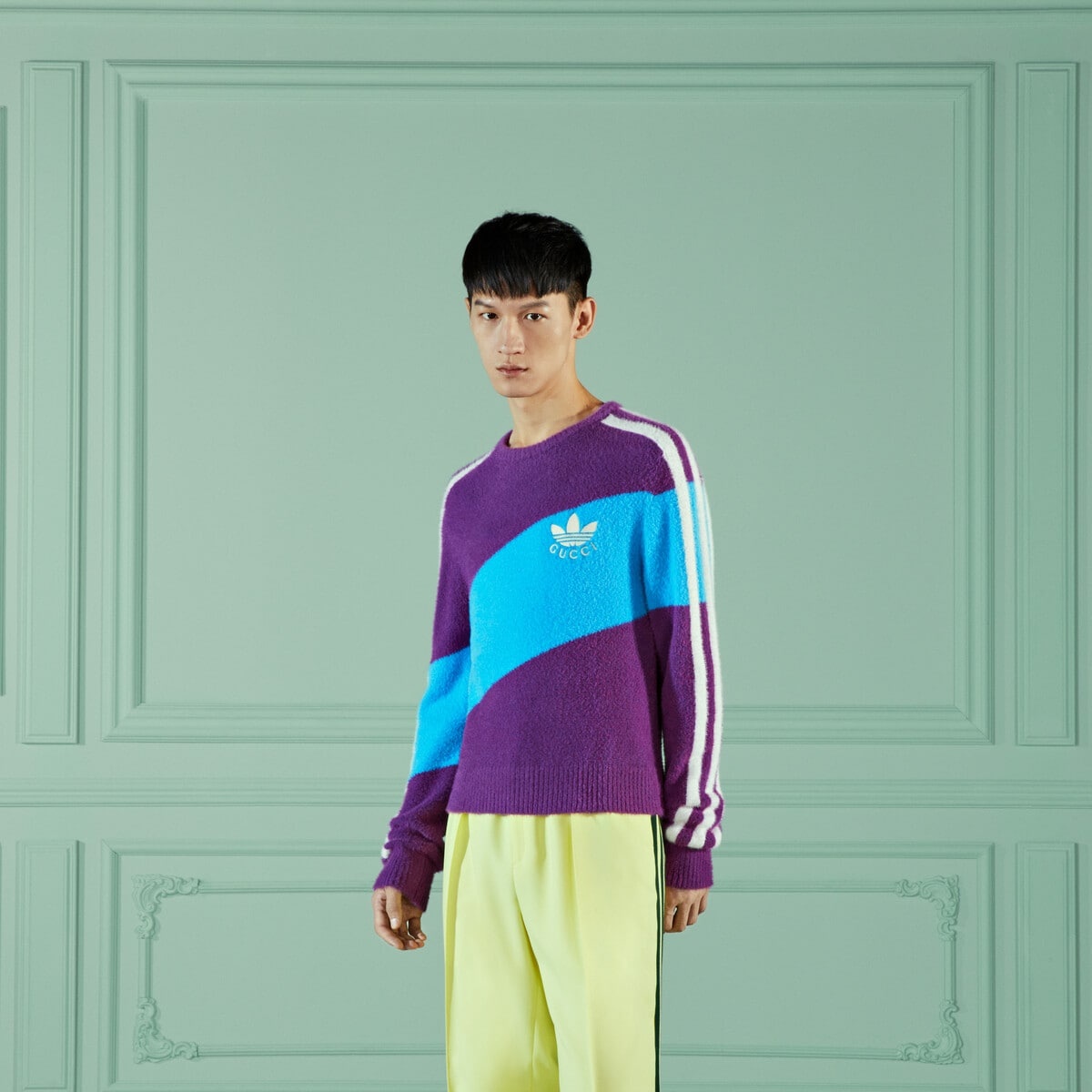 adidas x Gucci wool shirt - 7