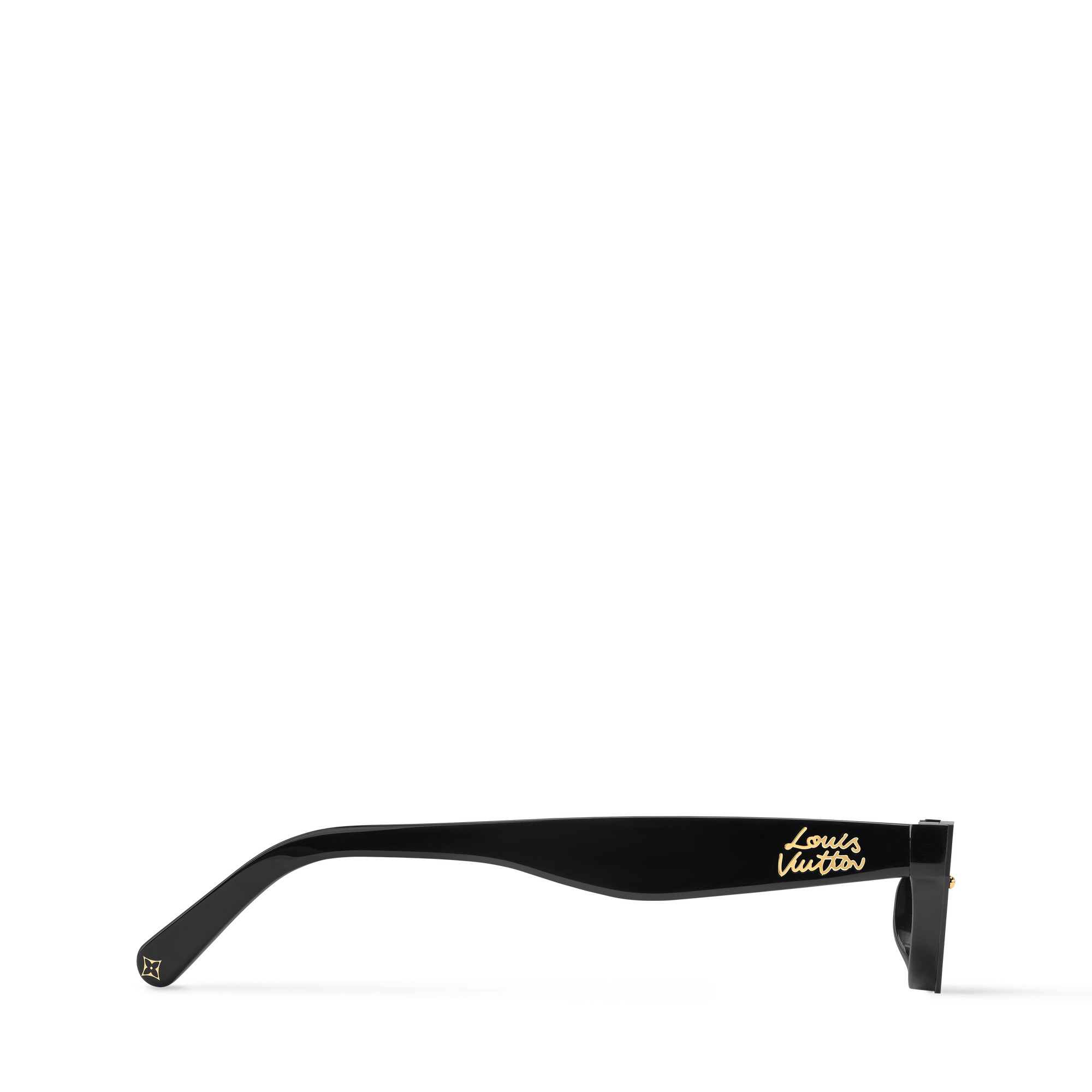 LV Script Rectangle Sunglasses - 3