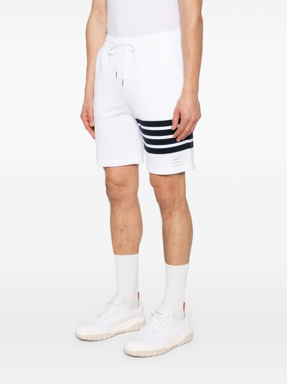 4-Bar stripe track shorts - 3