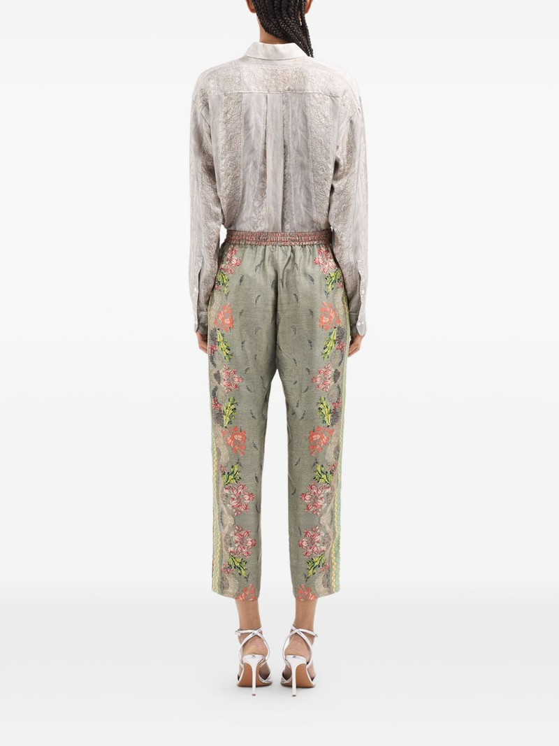Aloe floral elasticated aloe trousers 4