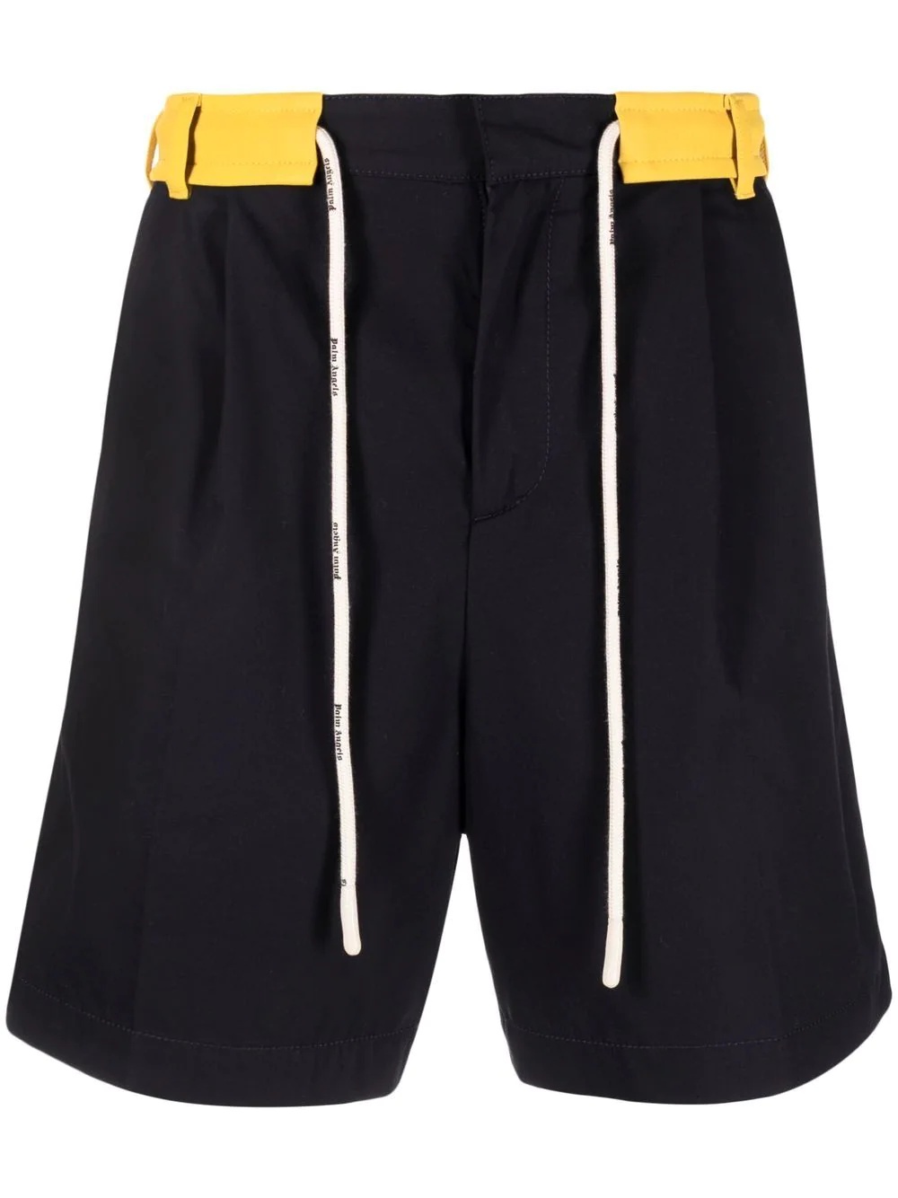 drawstring tailored shorts - 1