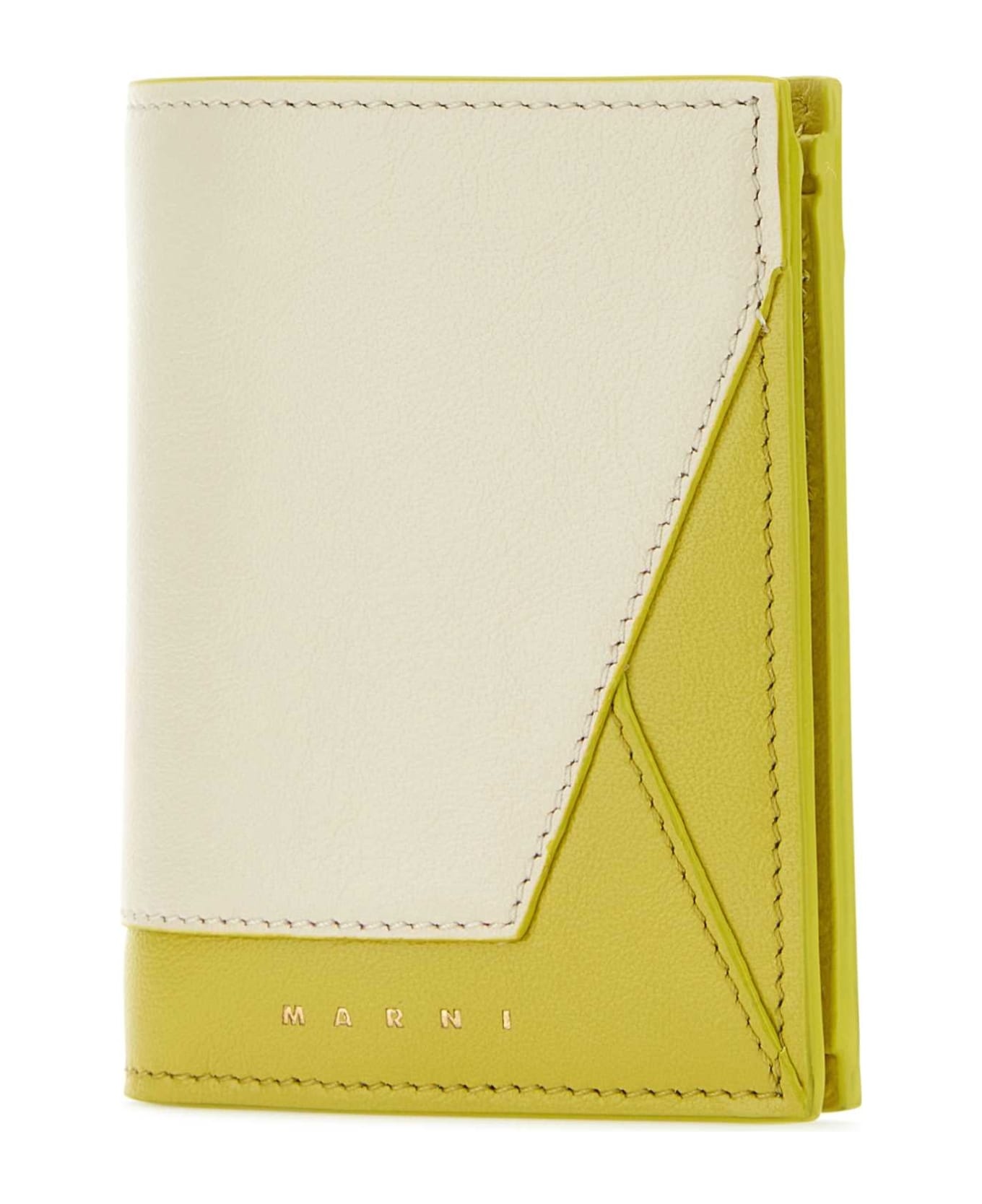 Two-tone Leather Wallet - 2