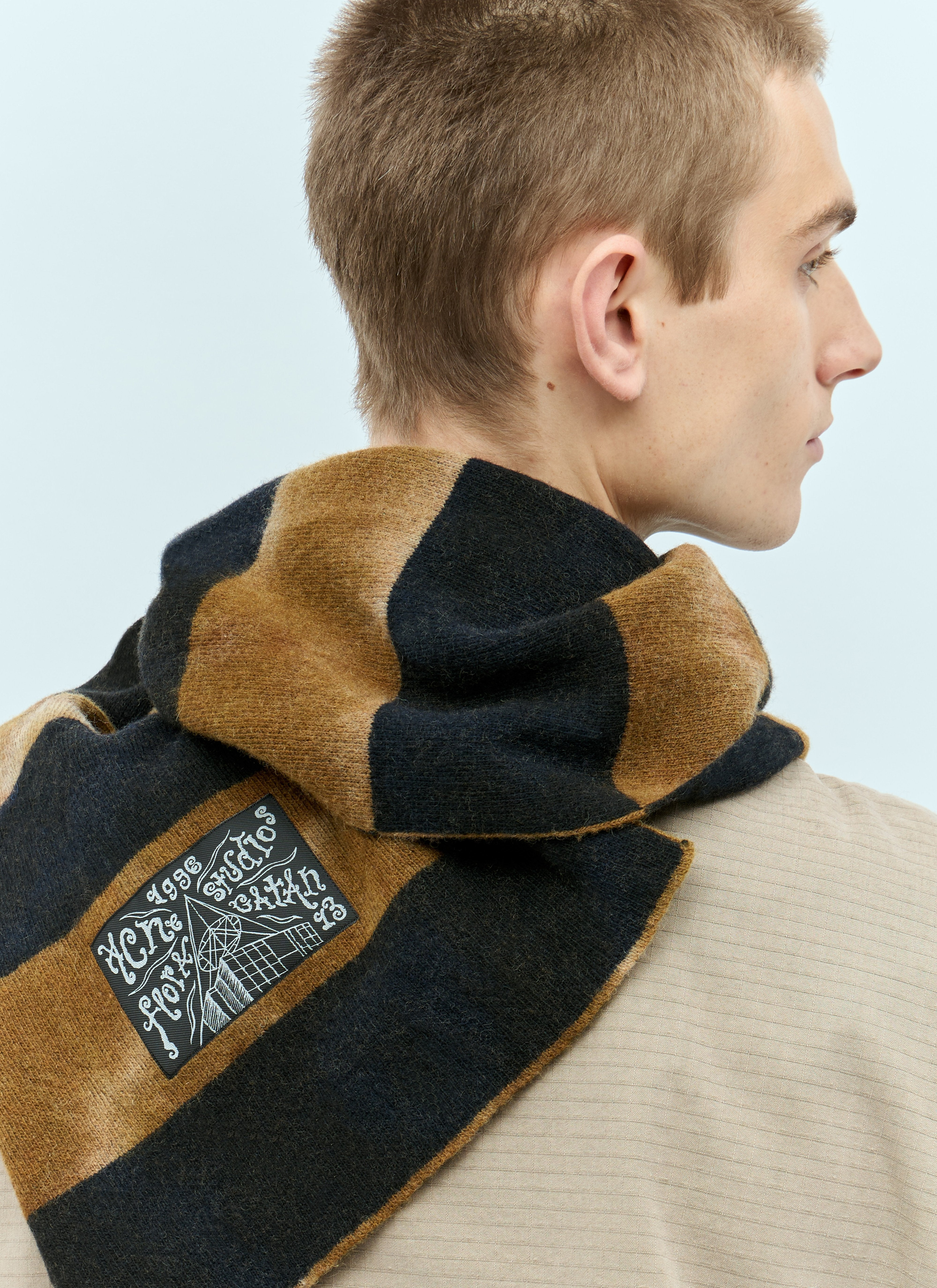 Acne Studios Men Tie-Dye Scarf - 2