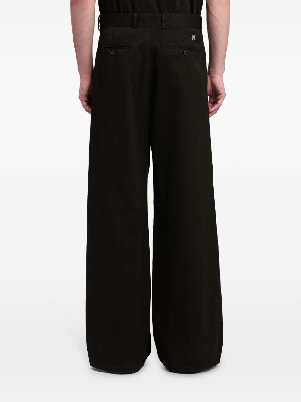 monogram straight-leg trousers - 5