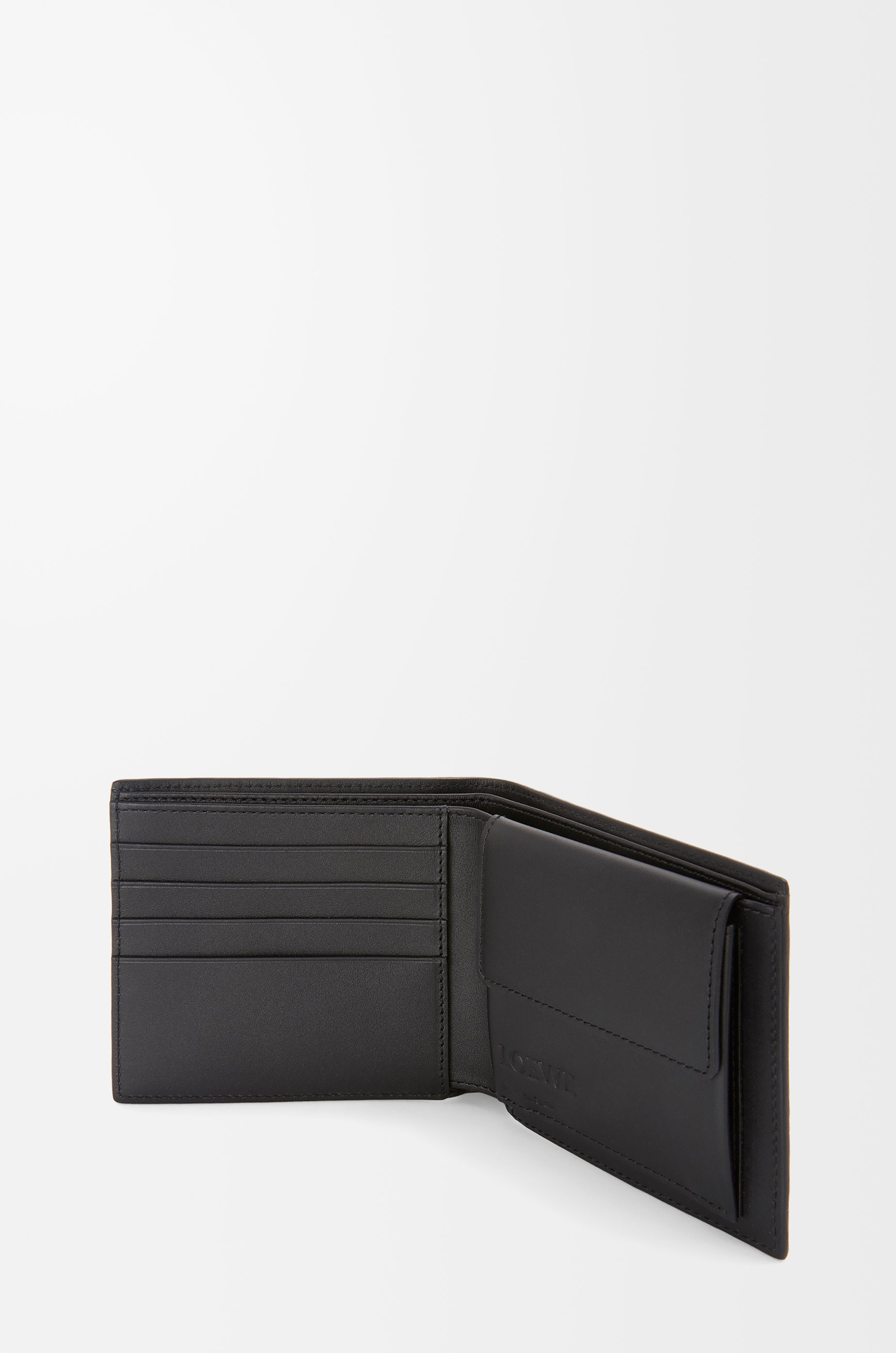 Bifold coin wallet in soft grained calfskin - 4