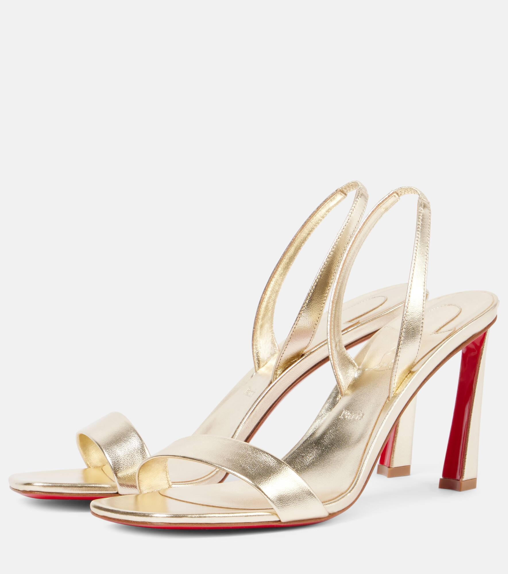 O Condora 85 patent leather sandals - 4