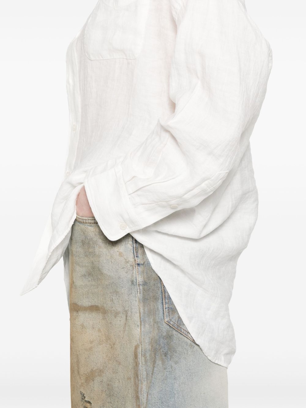 drop neck-shirt - 5