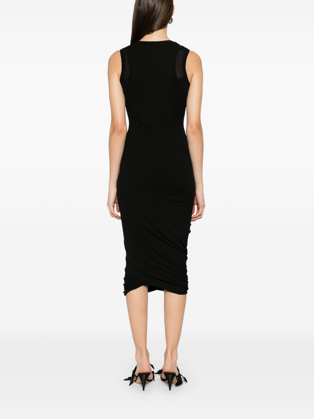 cotton midi dress - 4