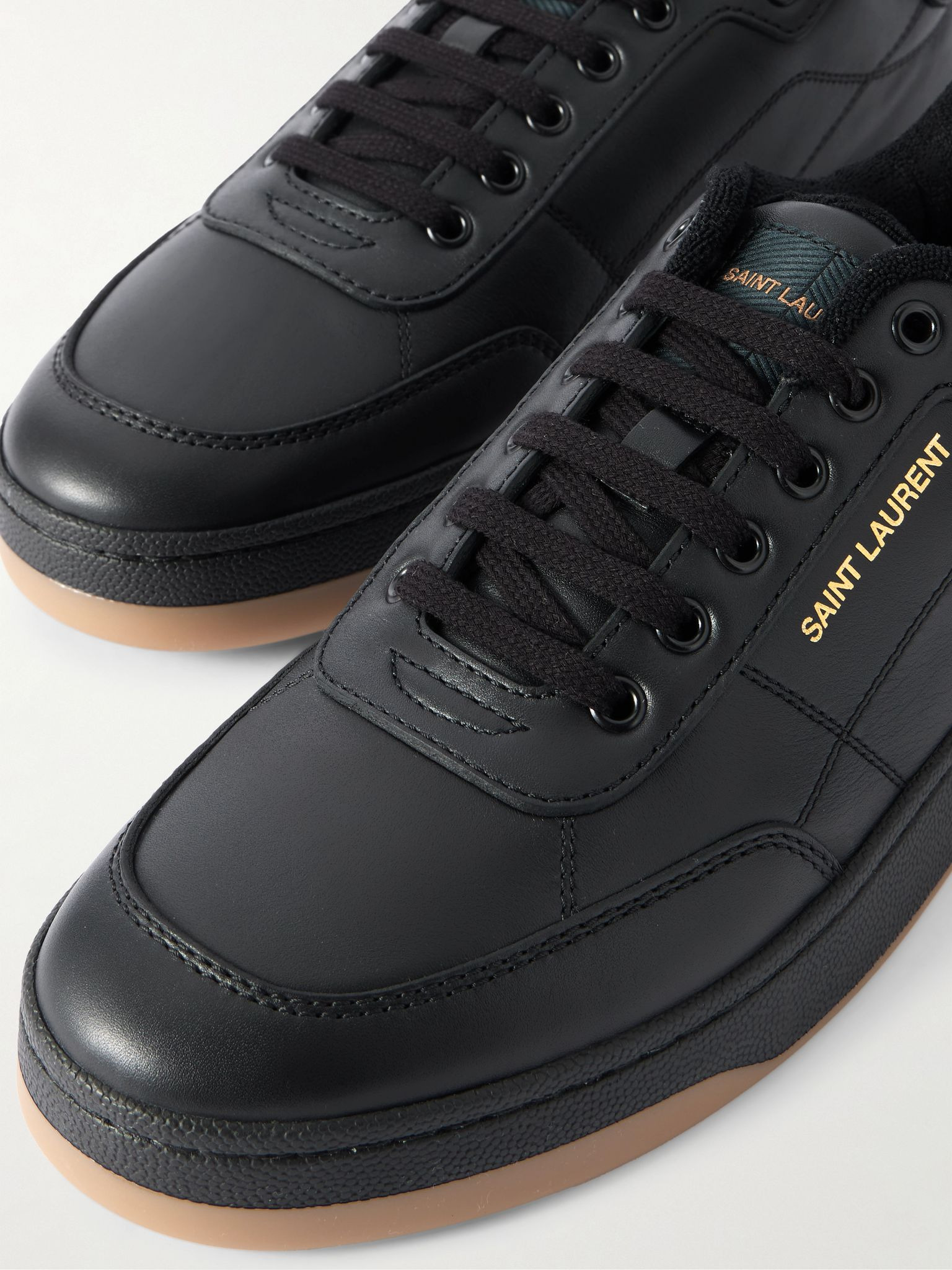 SL/61 Leather Sneakers Black - 5