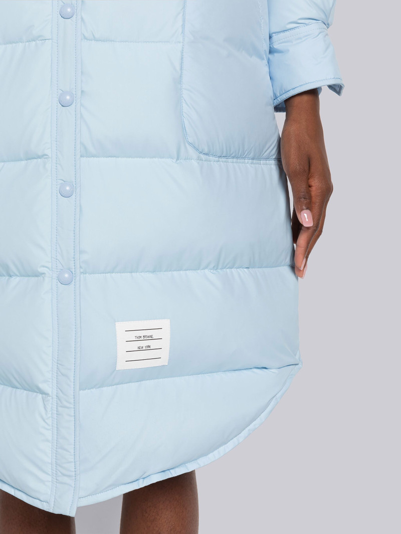 Ultra Light Nylon 4-Bar Hooded Down Shirtdress 6