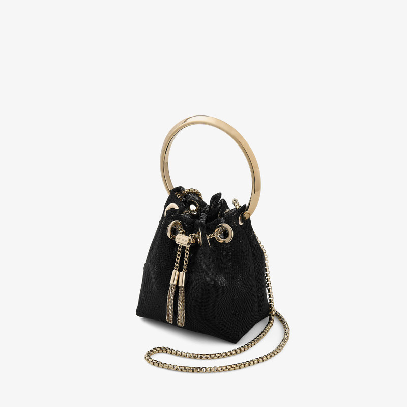 JIMMY CHOO Micro Bon Bon
Black Polka Dot Heart Mesh Mini Bag outlook