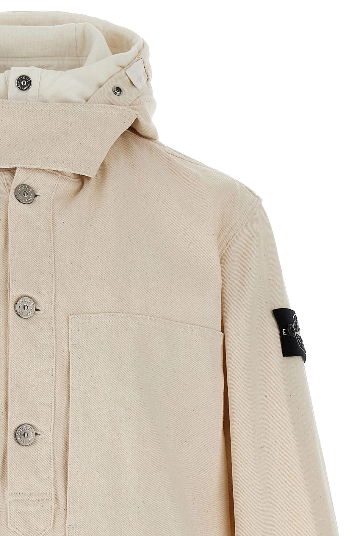 'Cotton Gabardine S.I. Raw Beauty' parka - 3