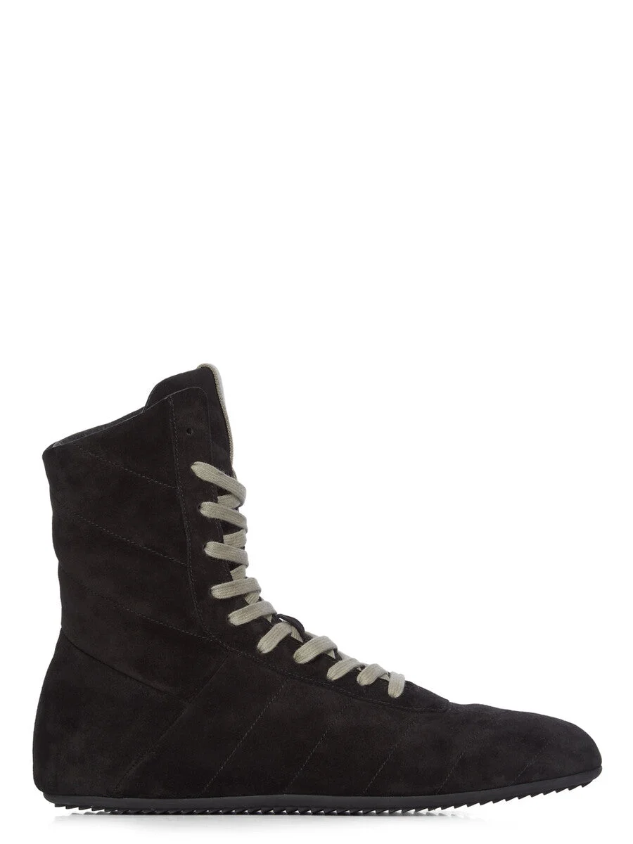 QUILTED MINIMAL HIGH SNEAKS - 1