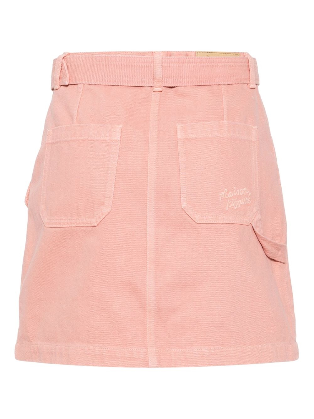 belted utility mini skirt - 2