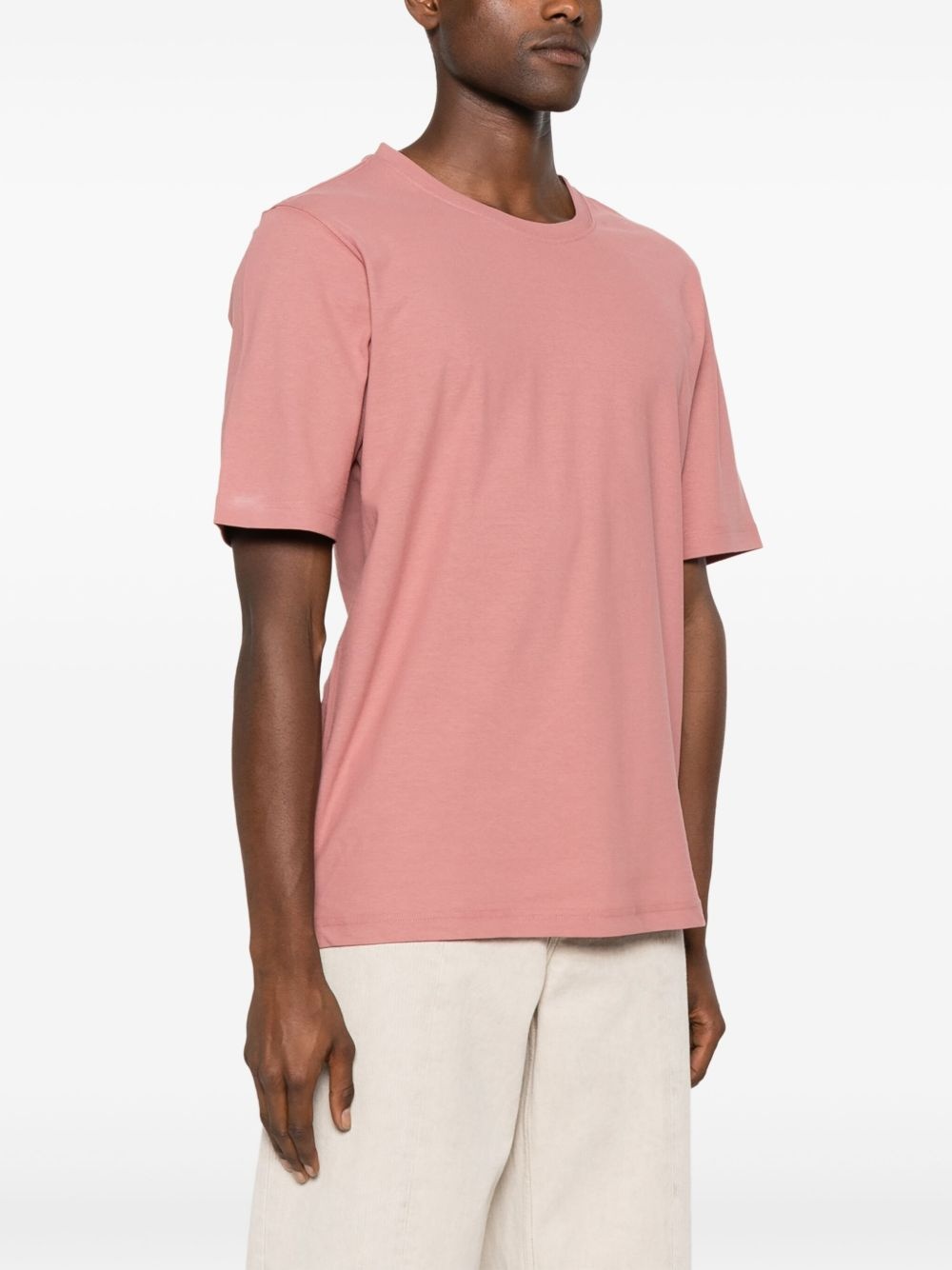 round-neck cotton T-shirt - 3