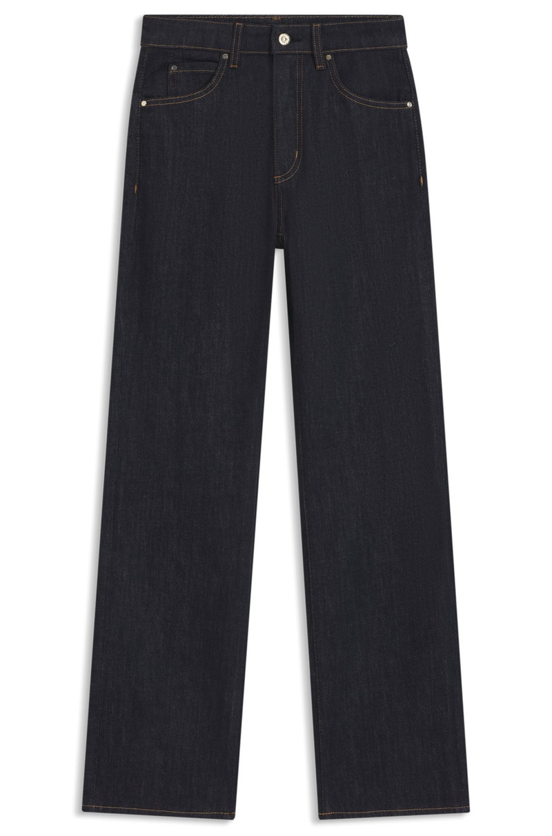 SLIM-FIT JEANS IN WASHED INDIGO STRETCH DENIM 1