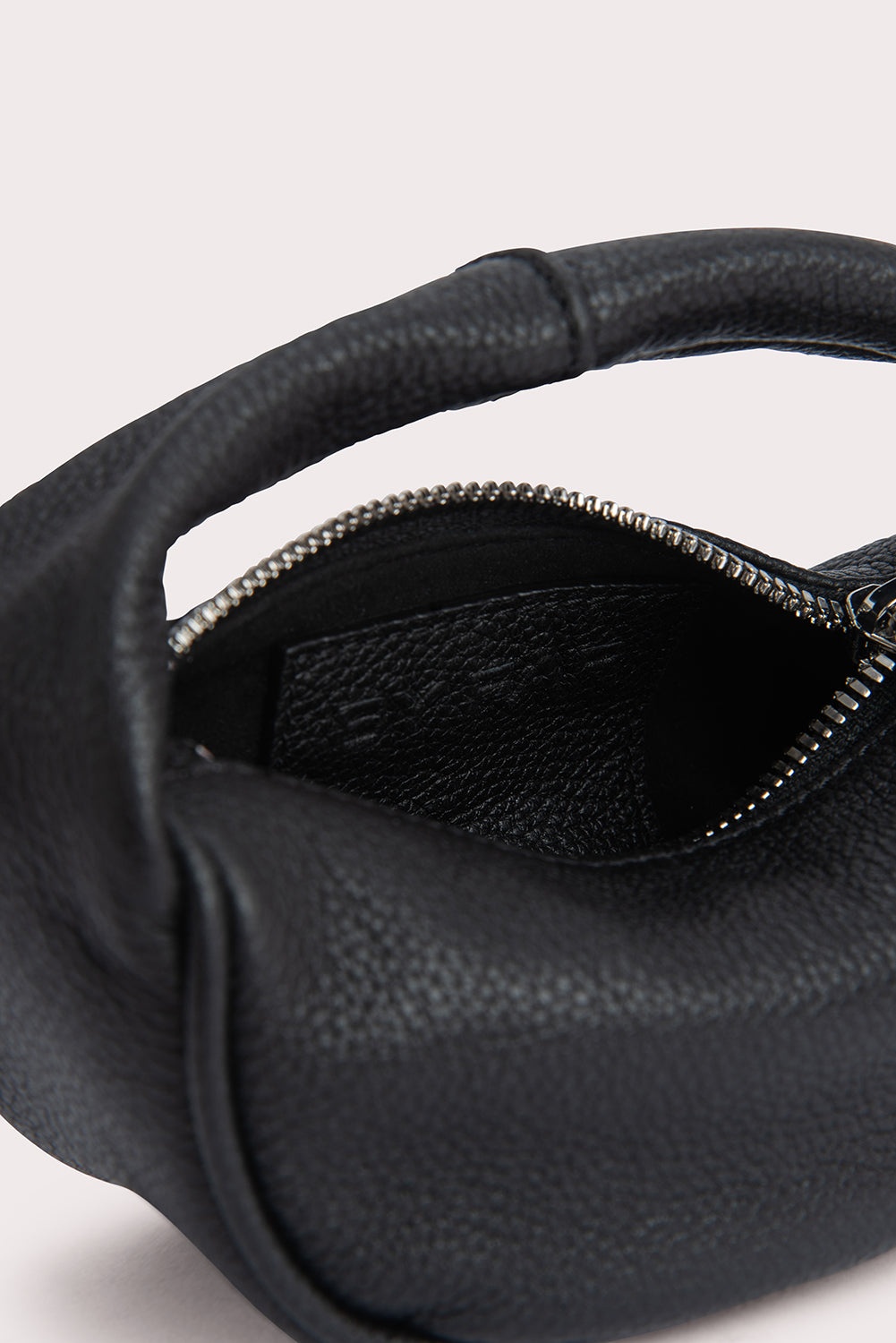 MICRO CUSH BLACK SMALL GRAIN CALF LEATHER - 7