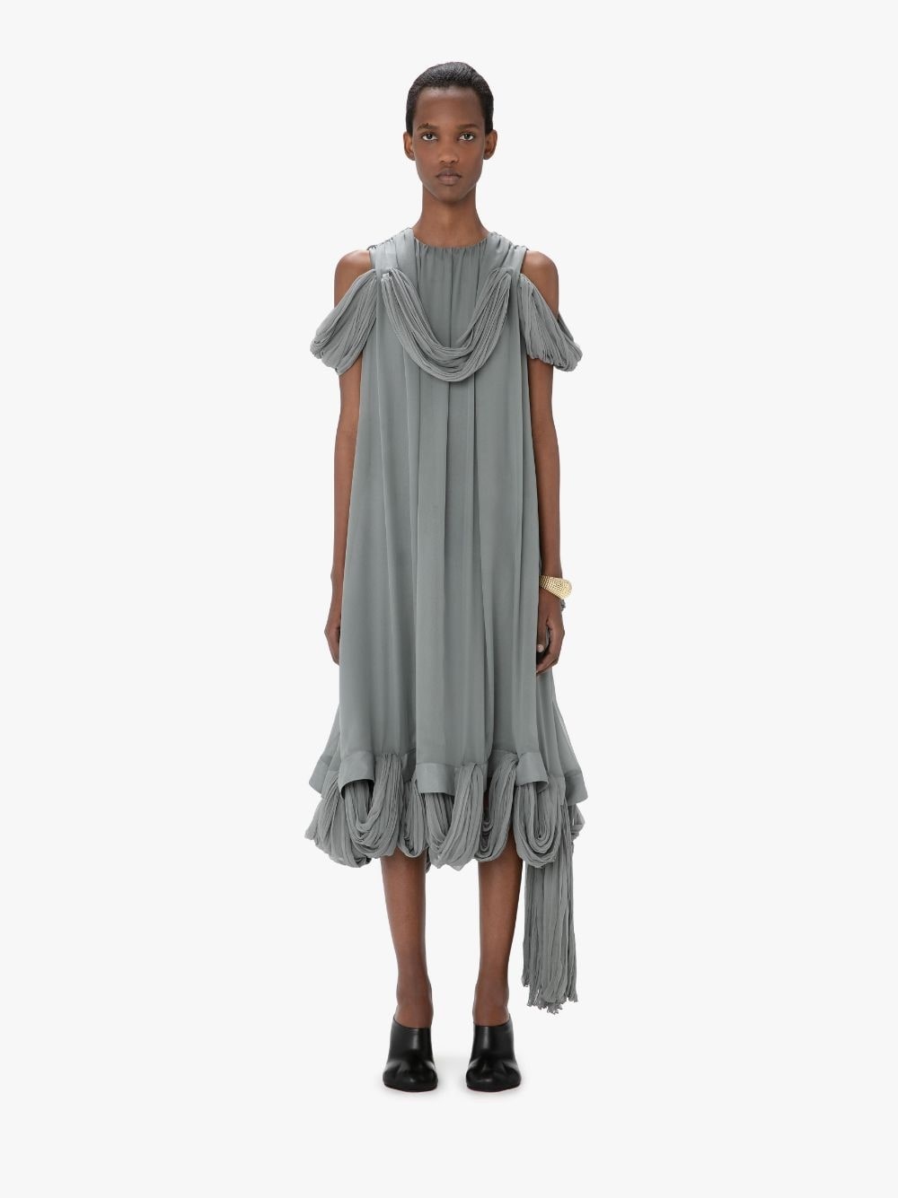 SLEEVELESS MIDI DRESS - 2