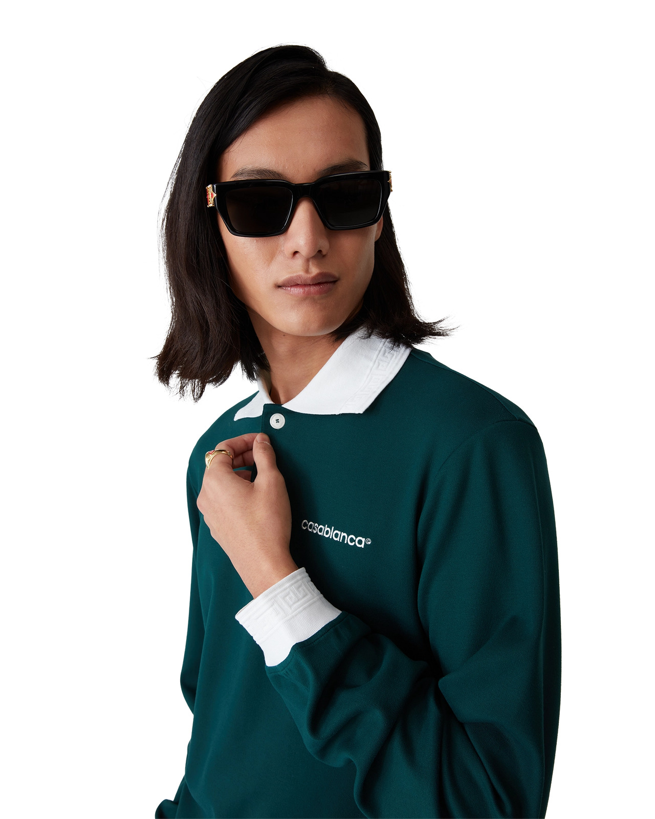 Long Sleeve Polo Shirt - 5