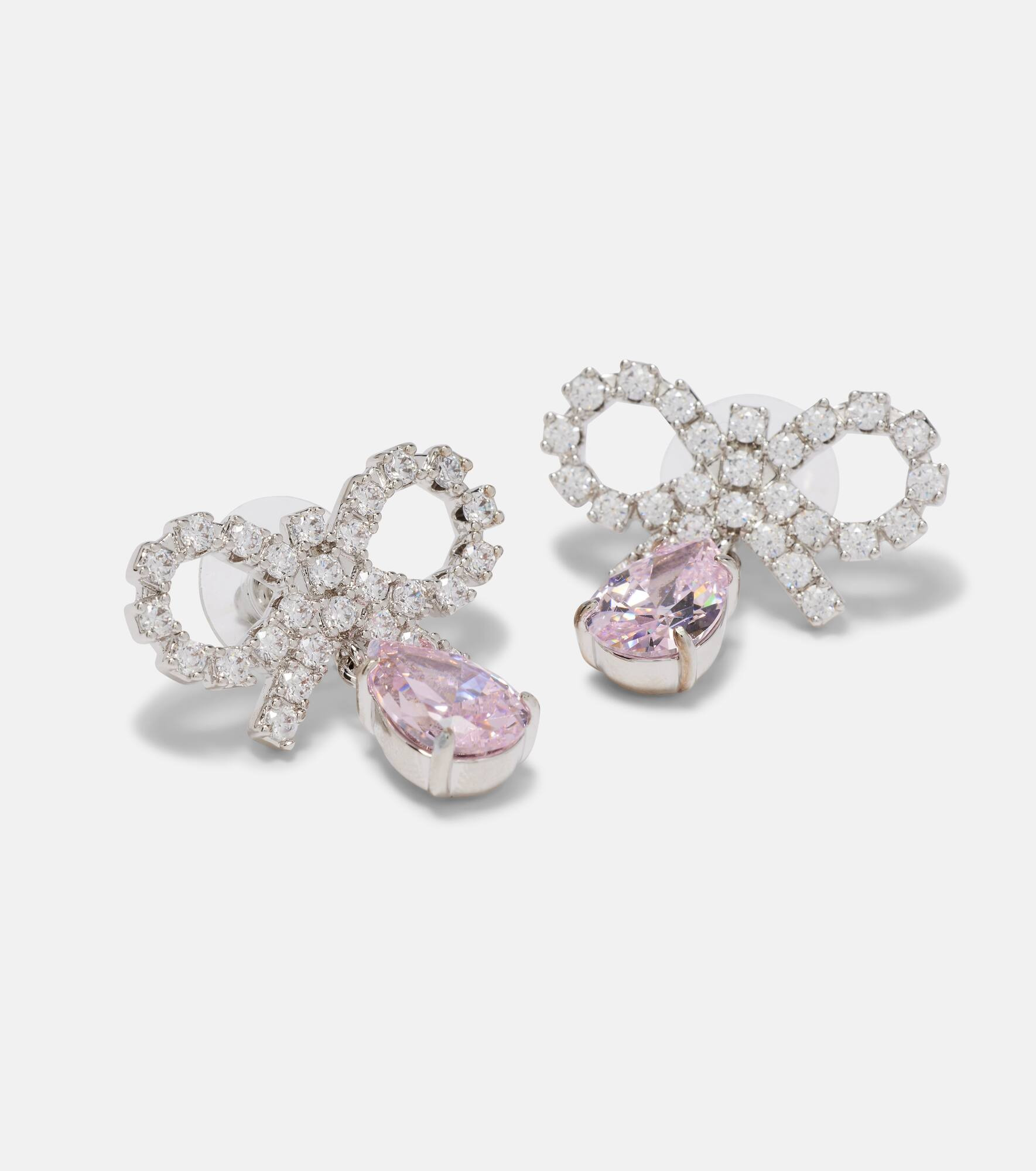 Micro Bow embellished earrings - 4