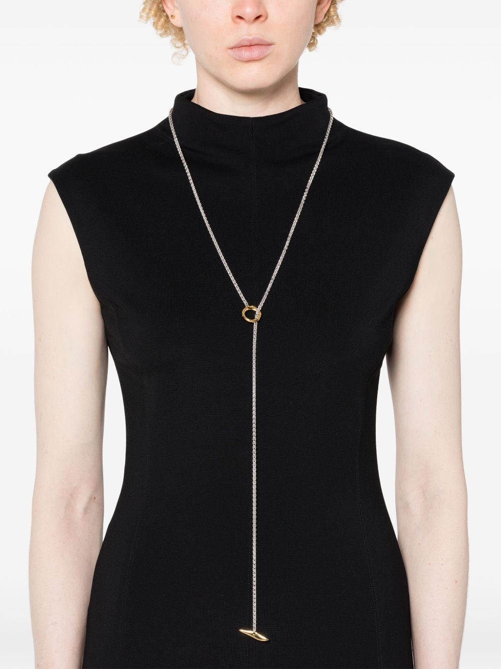 Robin Duo L chain necklace - 2