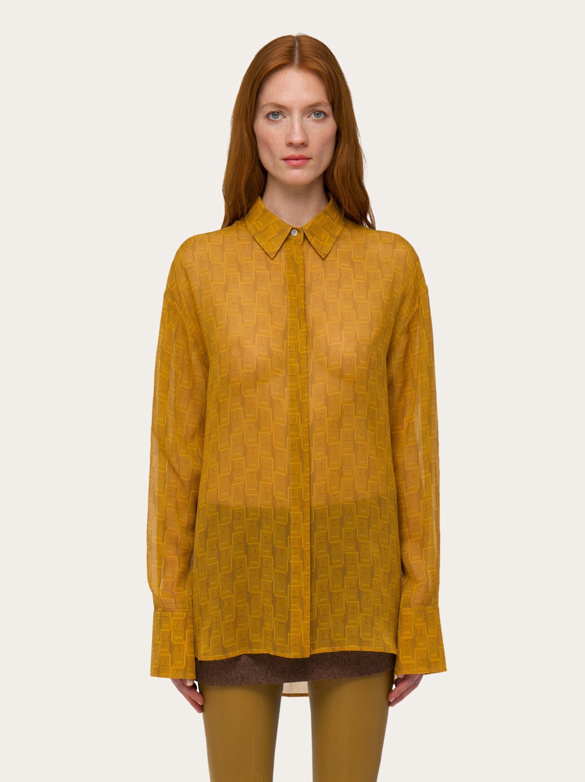 Ferragamo monogram shirt - 2
