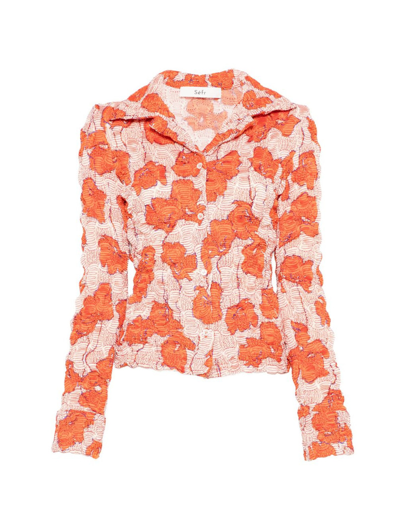 Erin crinkled floral shirt 1