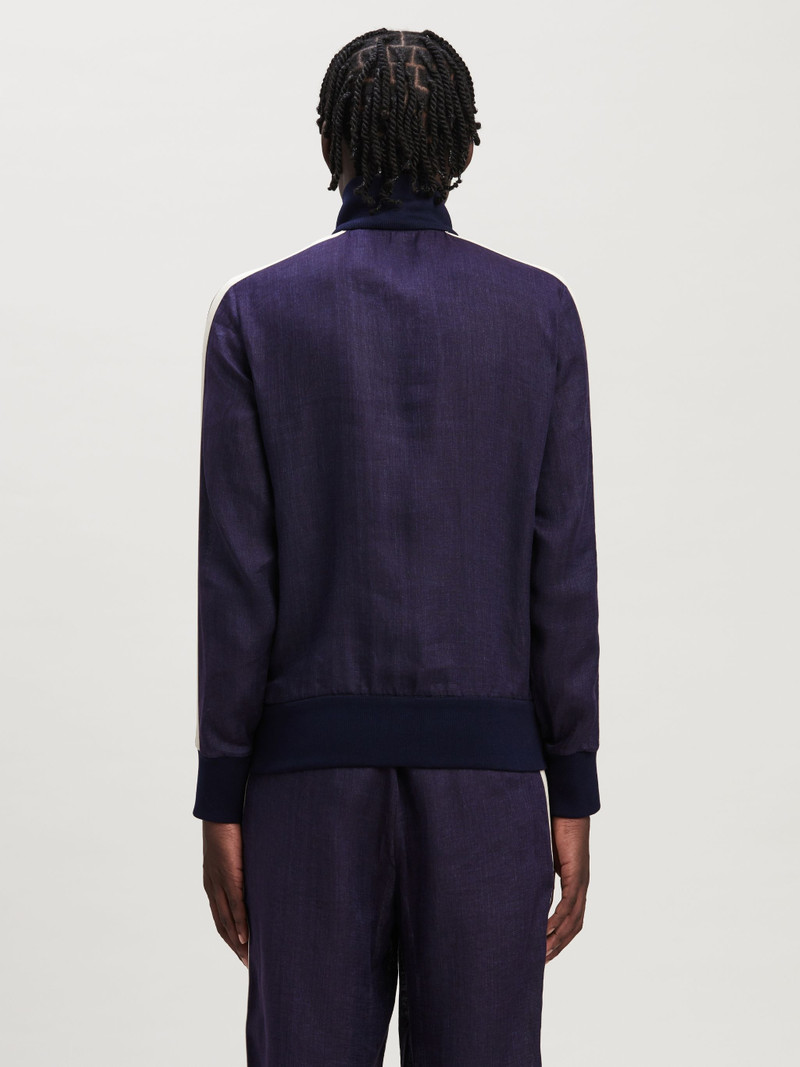 Logo Linen Track Jacket 5