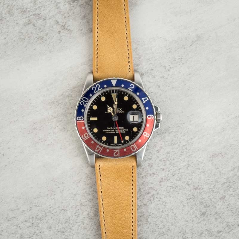 Vintage Rolex GMT-Master 1675 Glossy Gilt Dial "Pepsi" - 10