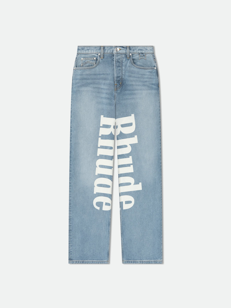 "PACK" LOGO WIDE LEG DENIM 1