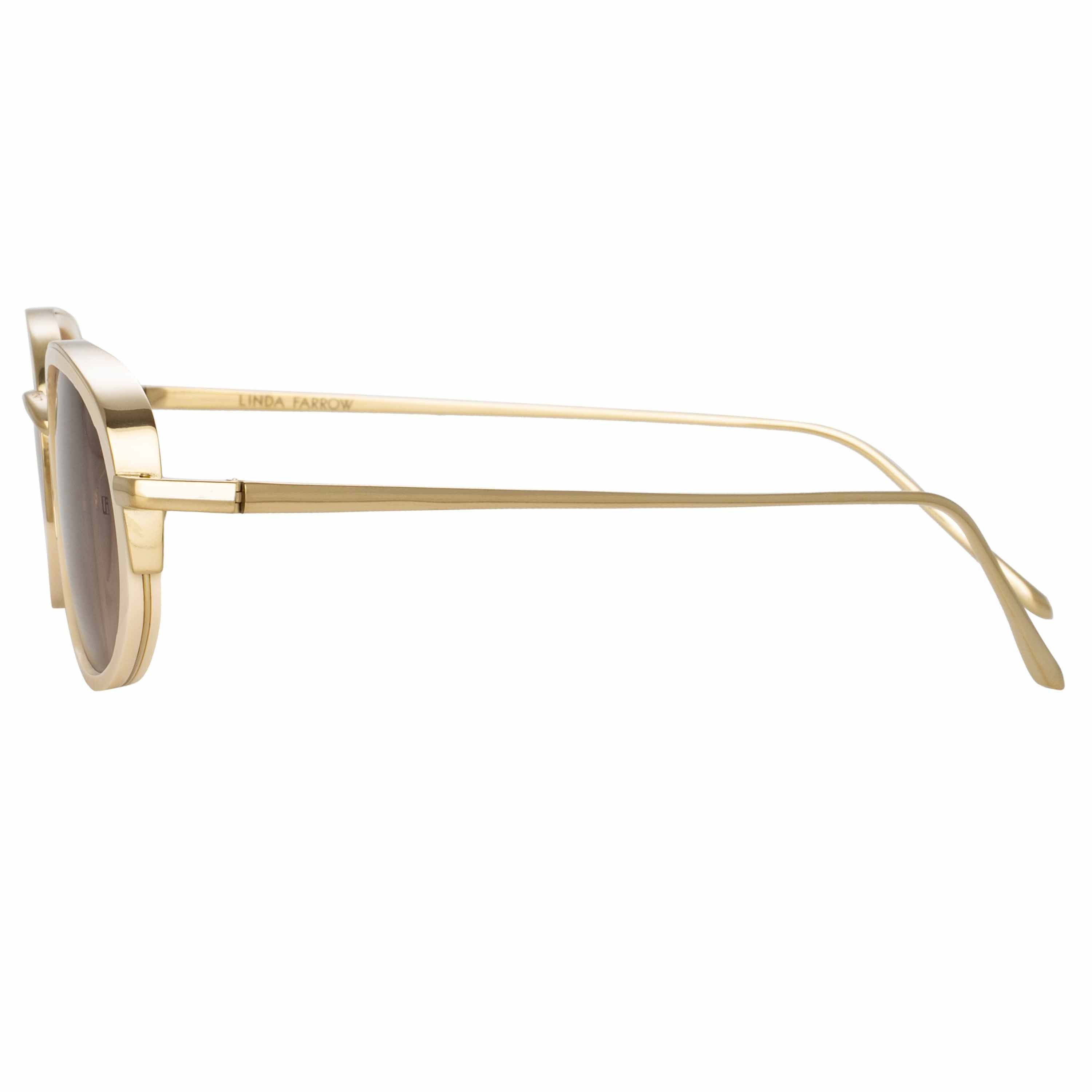 Rosie Sunglasses in Cream - 3