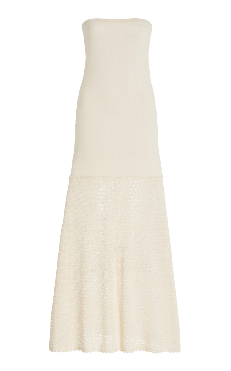 Romy Knit Maxi Dress ivory - 1