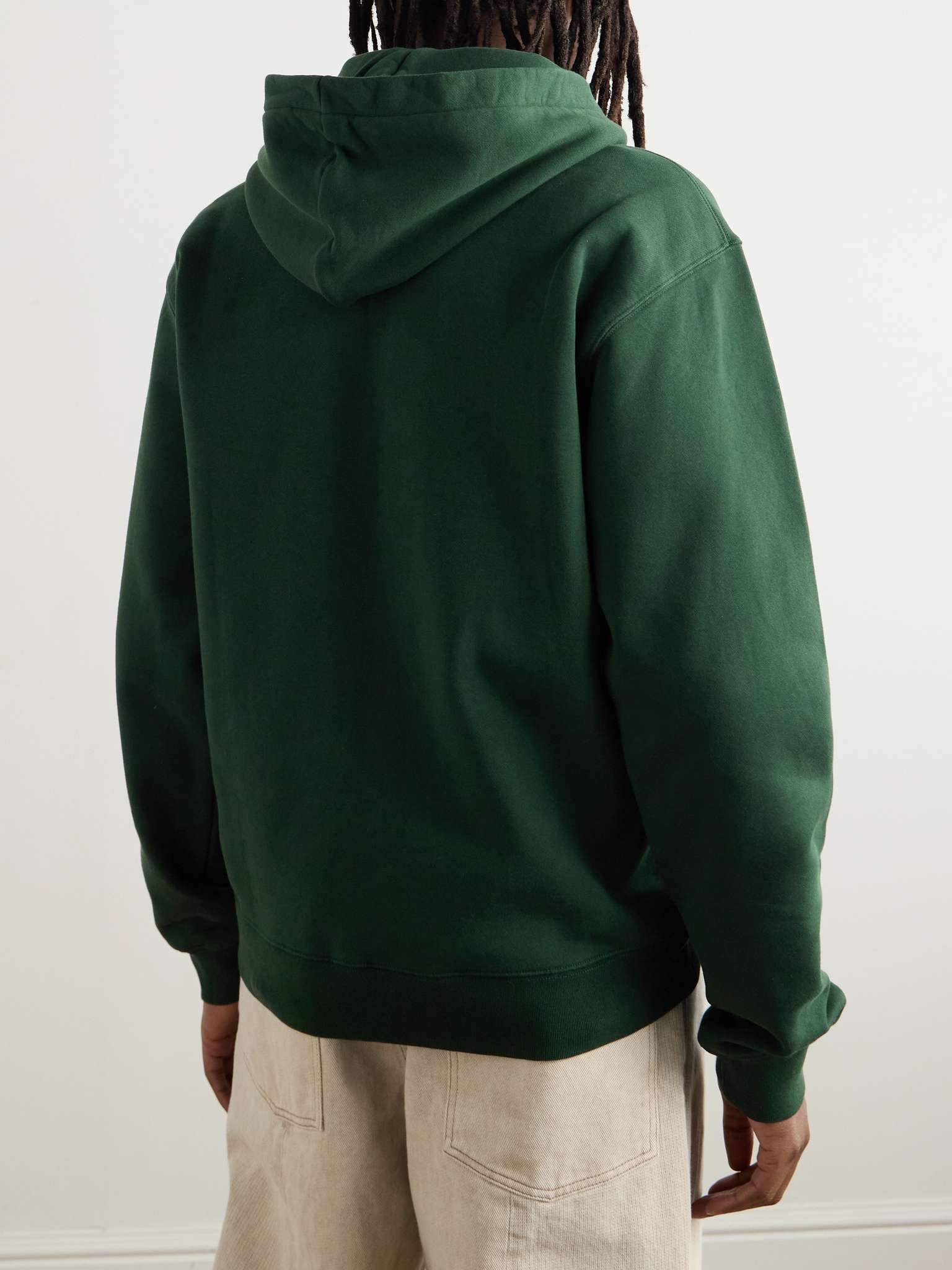 Logo-Appliquéd Cotton-Jersey Hoodie - 3