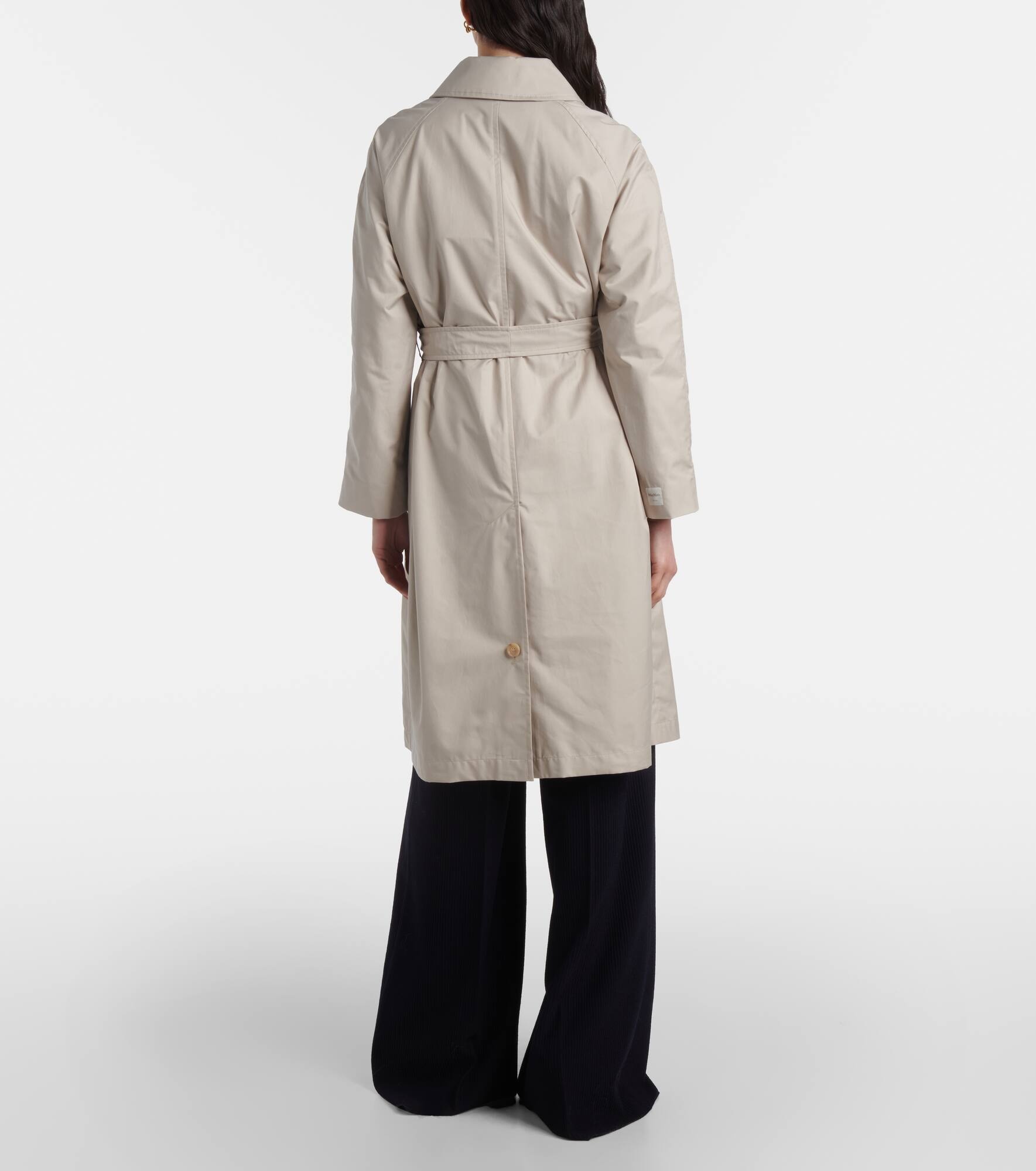 The Cube Orleans belted twill coat - 3